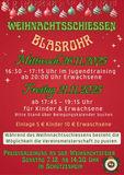 Blasrohr Weihnachtsschießen